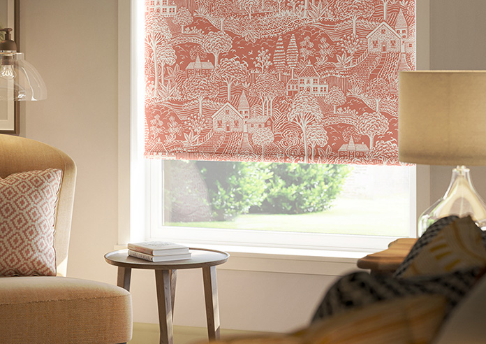 Novel, Burnt Orange - Roller Blind - Image 5